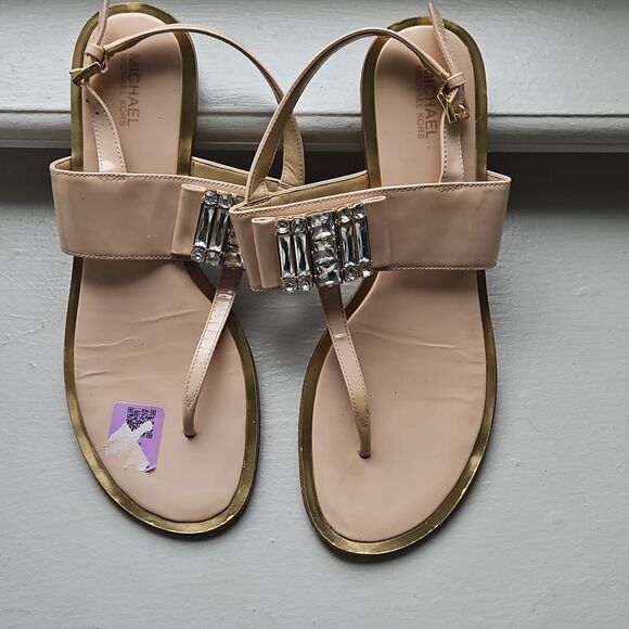Michael Kors leather sandals 8.5 - Picture 1 of 10